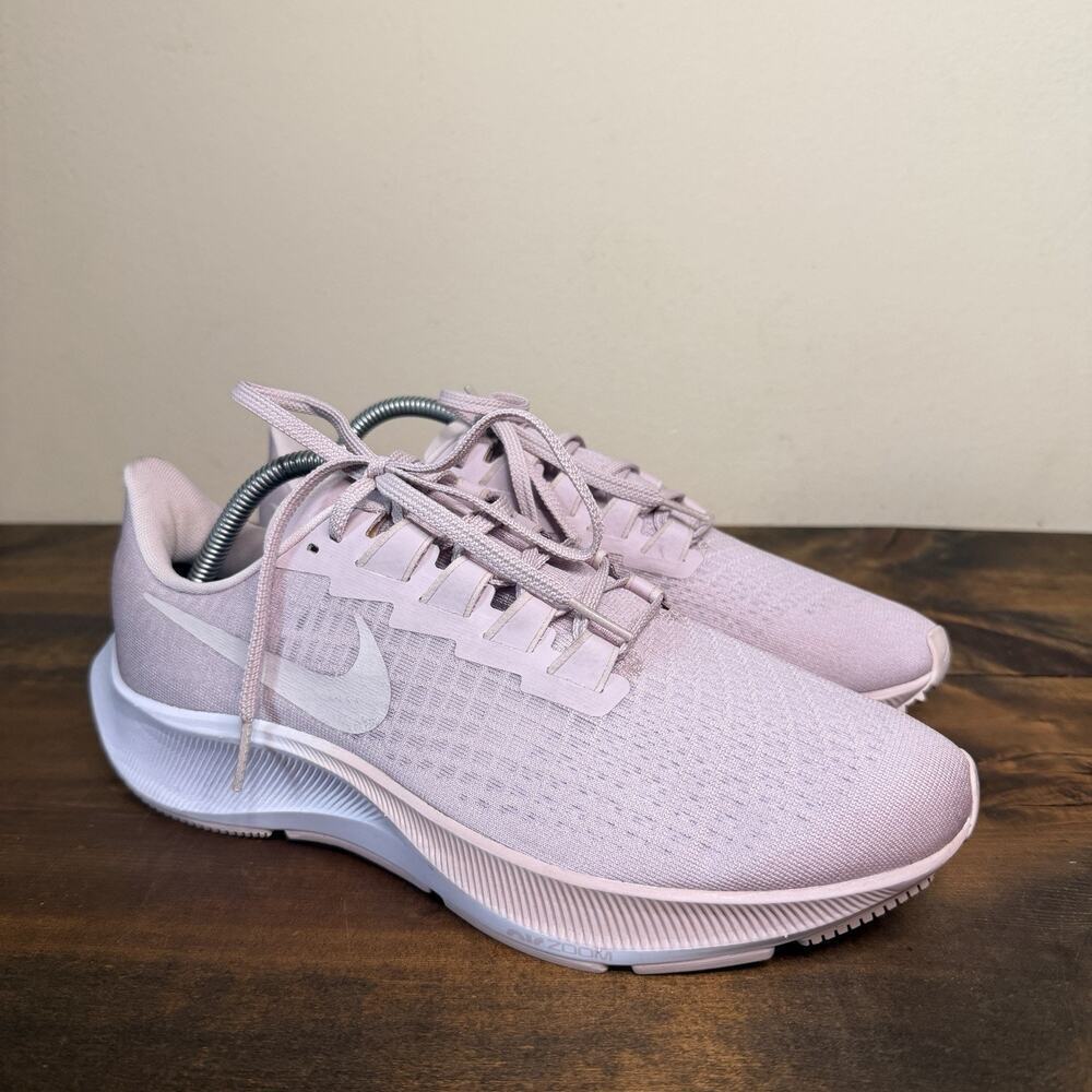 Nike Air Zoom Pegasus 37 Running Shoes Women's 9.5 Champagne Pink Sneakers